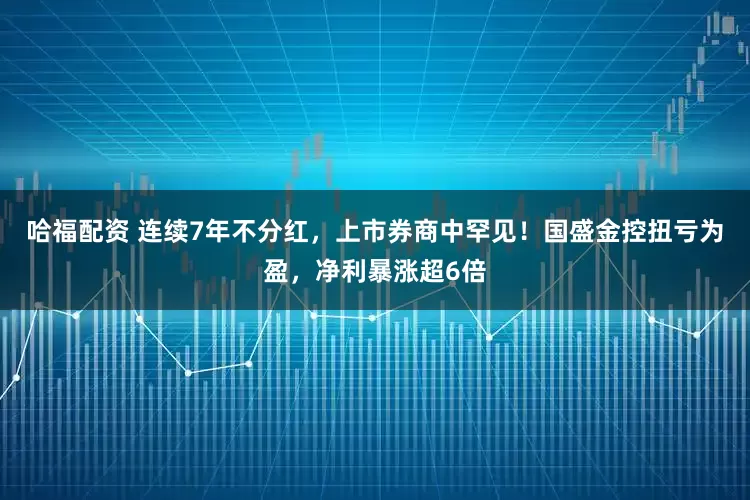 哈福配资 连续7年不分红，上市券商中罕见！国盛金控扭亏为盈，净利暴涨超6倍
